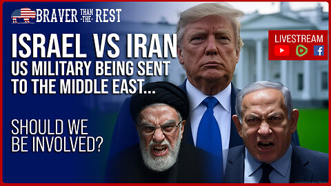US MILITARY BEING SENT TO THE MIDDLE EAST? SHOULD WE BE INVOLVED IN THE ISRAEL VS IRAN CONFLICT?
