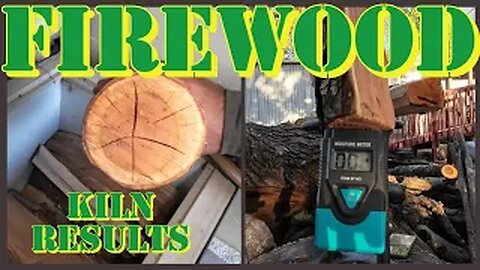 Freezer Firewood Kiln Results