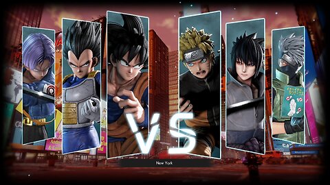Jump Force Team Dragon Ball vs Shinobi Team 7