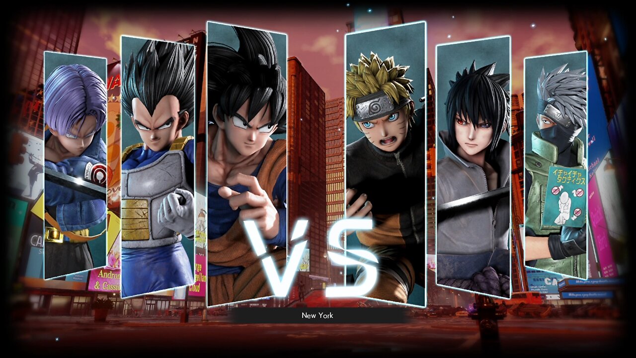 Jump Force Team Dragon Ball vs Shinobi Team 7