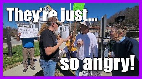 I Spoke to Democrat Protesters in Bryson City, NC