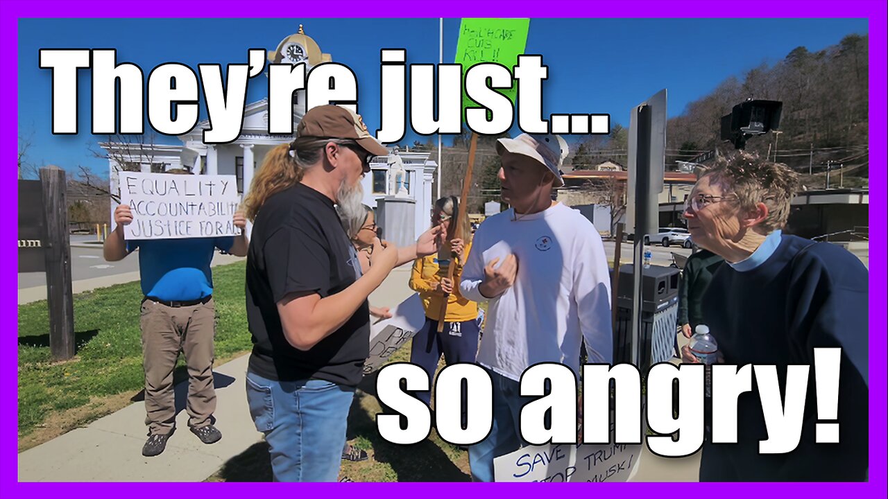 I Spoke to Democrat Protesters in Bryson City, NC
