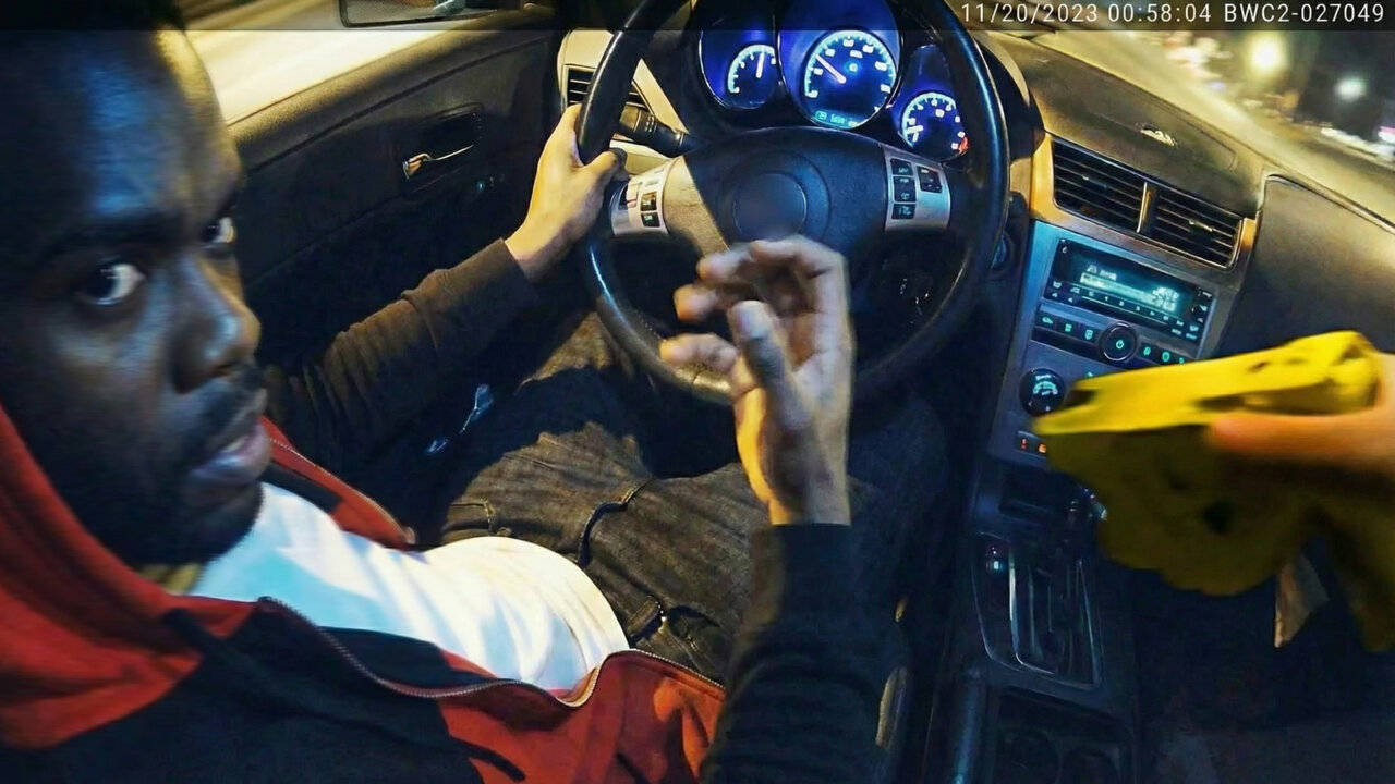 Terrifying Moment Officer Becomes Hostage in His Own Traffic Stop