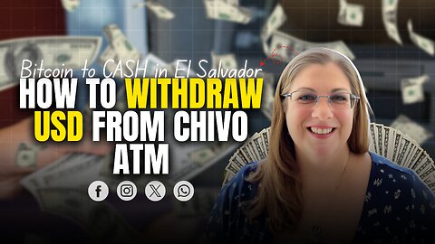 How to Withdraw US Dollars from Chivo ATM | Turning Bitcoin into Cash in El Salvador | Charity