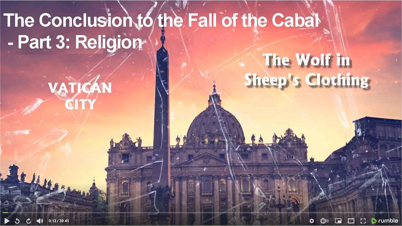 The Conclusion to the Fall of the Cabal - Part 3: Religion