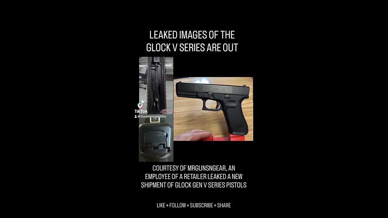 GLOCK V SERIES PHOTOS LEAKED!