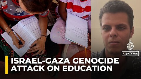 Gaza students out of school, losing their education as Israeli attacks destroy 90% of schools