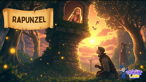 Rapunzel 🌟 Magical Fairy Tale for Kids | Bedtime Story Animation