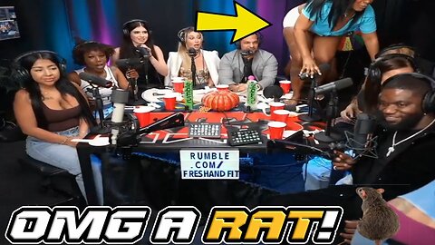 A Big RAT Was On The Panel That One Of The Women Got Scared & Jumped On Top Of The TABLE!