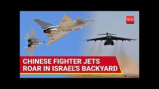 Chinese Warplanes Fly Near Israel; PLA Jets Roar