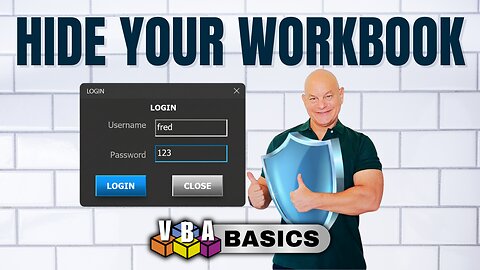How To Make Excel Invisible And Show UserForm Only