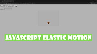 Build Interactive HTML5 Elastic Spring Animations with JavaScript