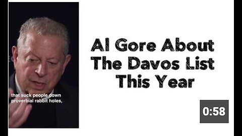"Al Gore's Perspective on This Year's Davos List"