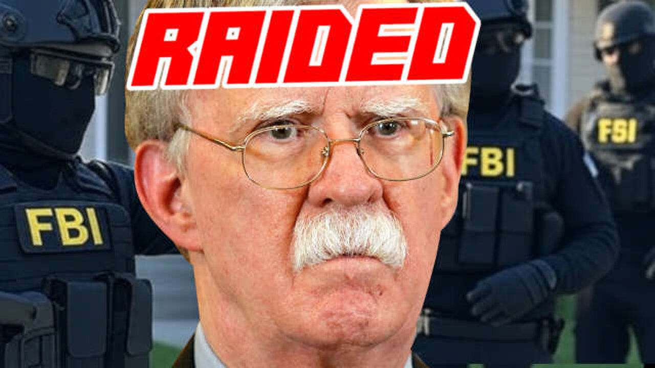 Trump Strikes as FBI Raids Deep State Scum John Bolton