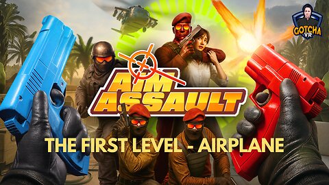 Aim Assault Level 1 AirPlane on Quest 3