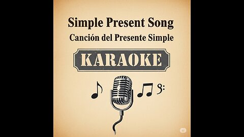 🎤 Simple Present Song – Negative Sentences | Karaoke Bilingüe (IA)