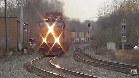 Norfolk Southern and CSX Trains from Berea, Ohio November 16, 2024 Part 2