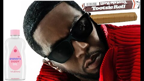 P. Diddy is packing a "Tootsie Roll" 🍆 😂