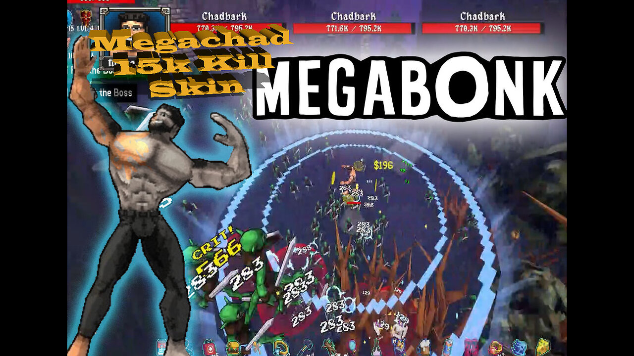 Unlocking MegaChad grey skin(Megabonk Ep9)
