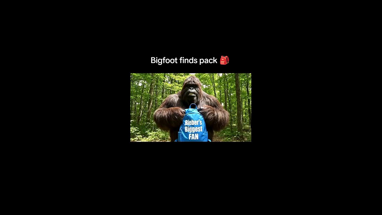 Bigfoot finds bag