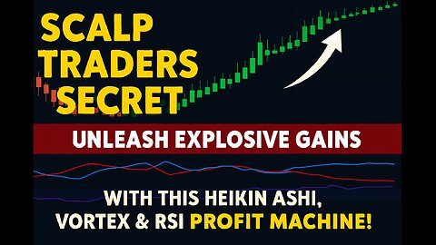 SCALP TRADERS SECRET: Unleash Explosive Gains With This Heikin Ashi, Vortex & RSI PROFIT MACHINE!