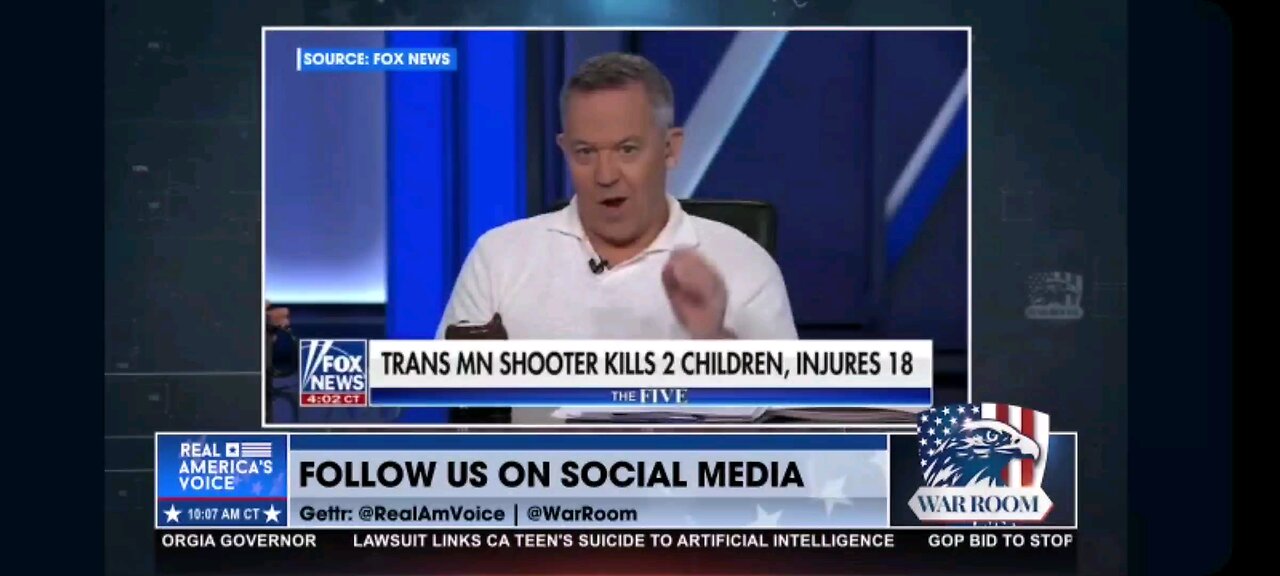 Greg Gutfeld Talking About Trans Evil 8-29-2025