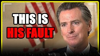 Newsom's CAREER just WENT UP IN FLAMES.