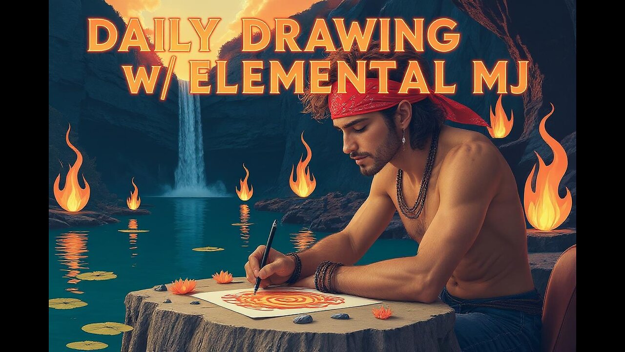 Daily Drawing Stream - 15 Minutes Daily - Fire Nation - Journey To Mastery