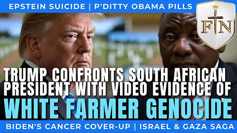Trump Confronts South Africa President on Genocide, Cancer Gate, Epstein Suicide | Faith The Nation