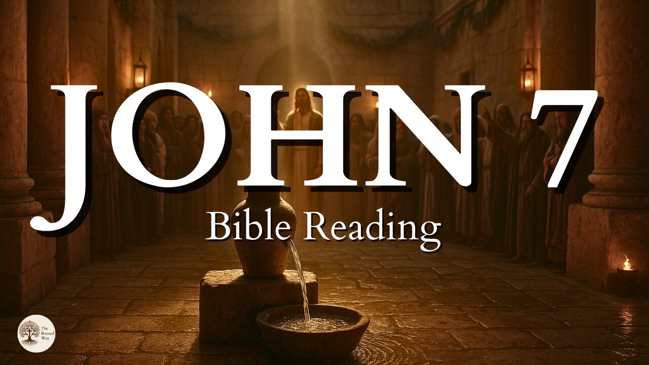 Book of John Chapter 7 | Peaceful Bible Gospel Audio Reading for Stillness and Scripture Meditation