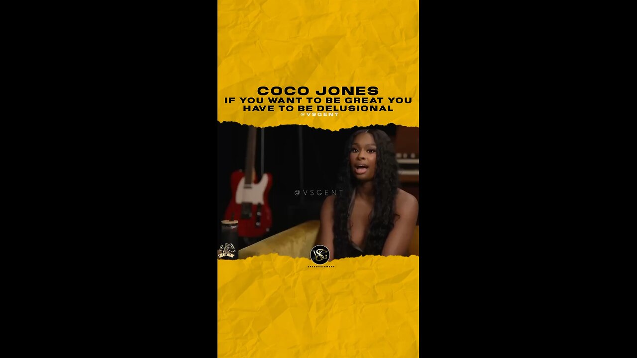 @cocojones If you want to be great you have to be delusional. #cocojones 🎥 @clubshayshay
