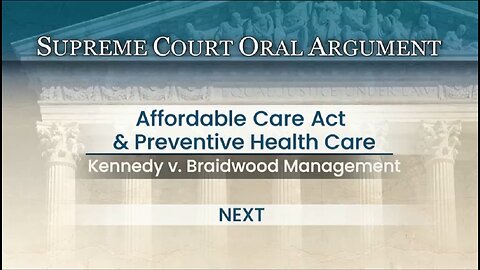 Supreme Court: ACA Kennedy v. Braidwood Management Oral Argument