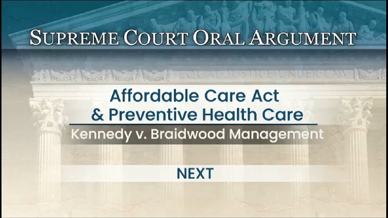 Supreme Court: ACA Kennedy v. Braidwood Management Oral Argument