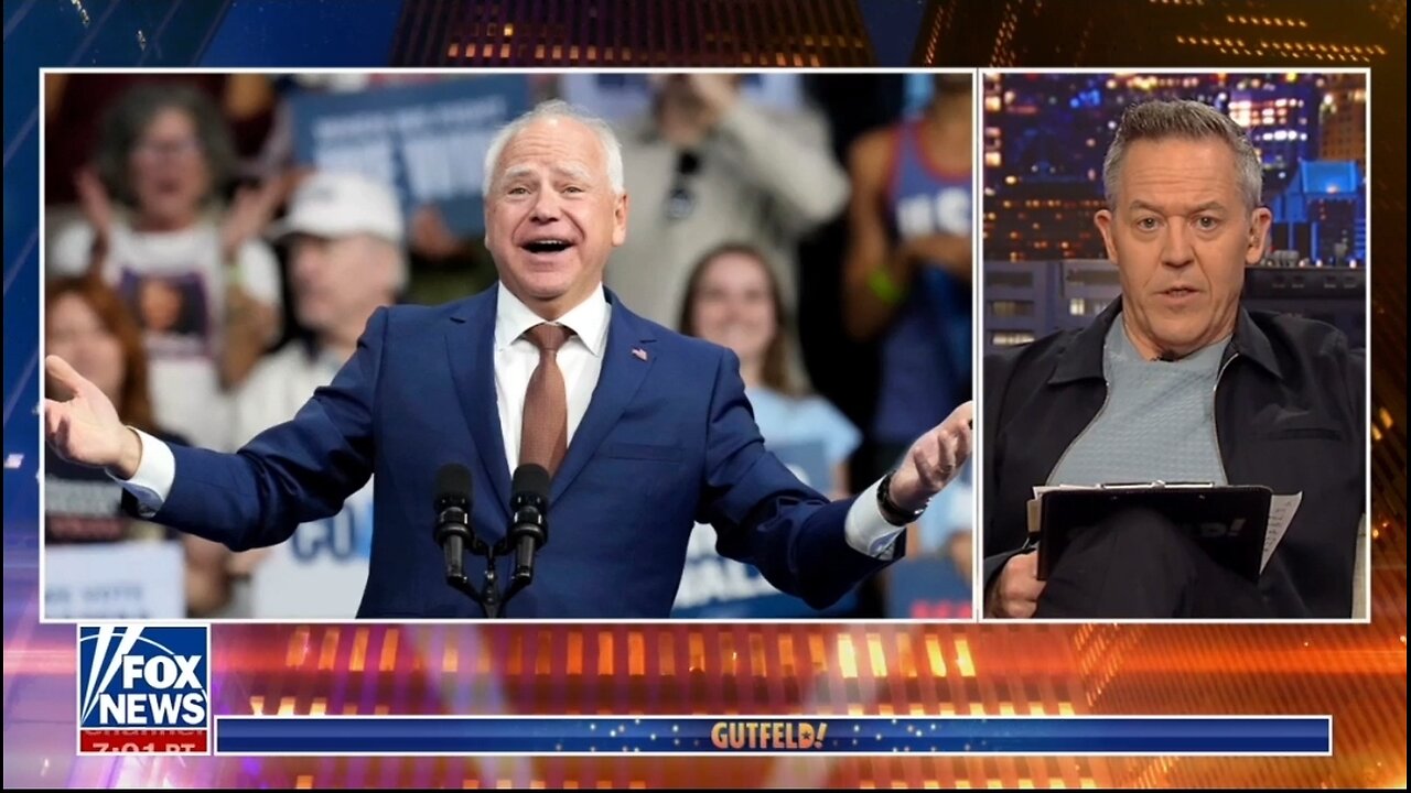 Gutfeld Roasts Biden, Walz