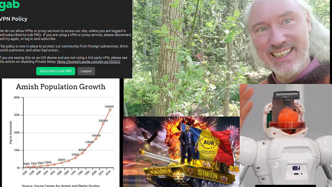 Robohuman. Jewish Palestinians. Simion 40%. Movie tariffs. Venom-injections. Alco-squirrel