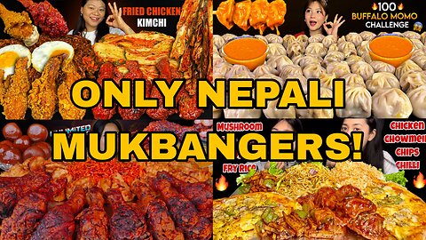 Nepali Mukbangers Eating LIKE NEVER BEFORE! | Ultimate Food Challenge 🍛🔥
