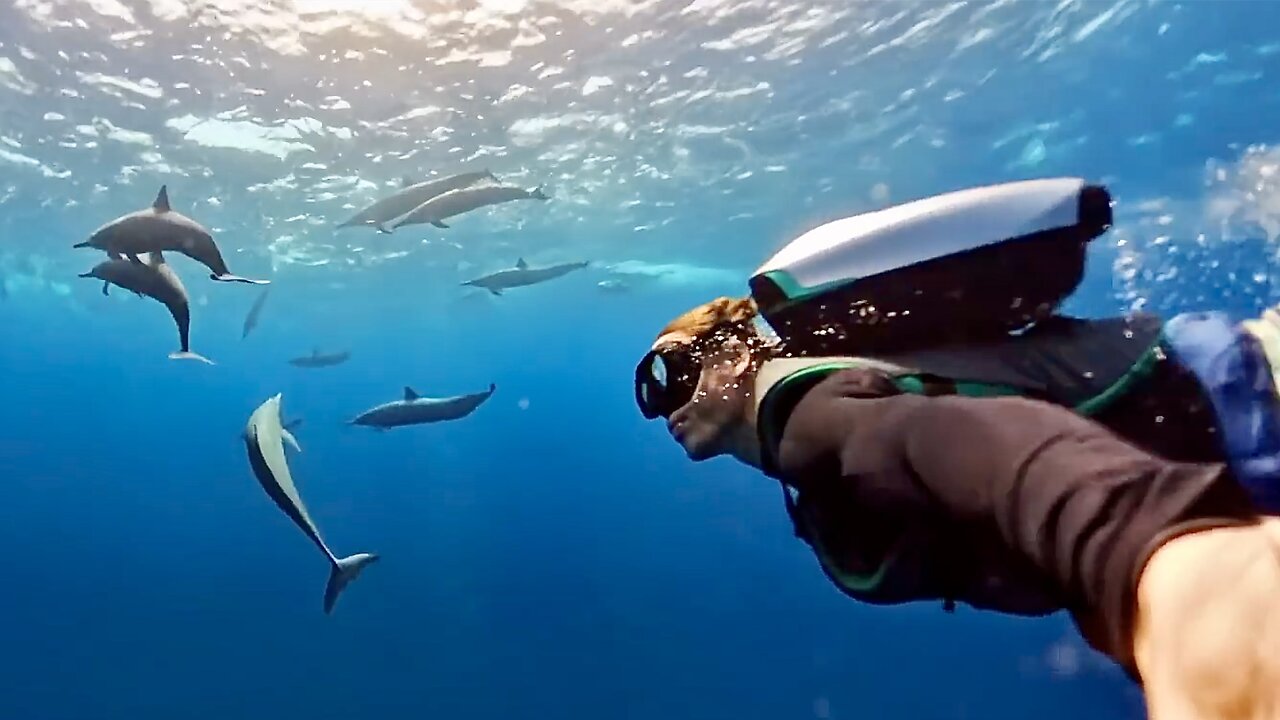 World’s First Underwater Jetpack! ~ CudaJet