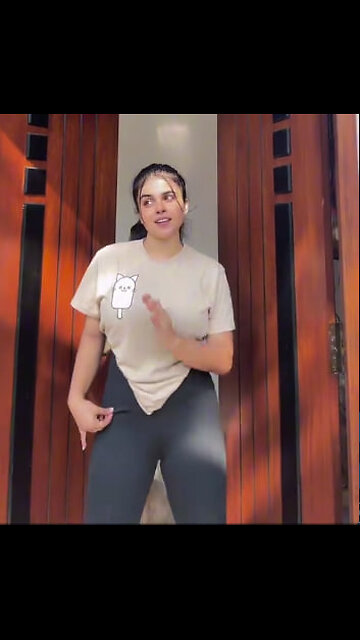 sri Lankan tiktok gril dance ganster look 😈☠️