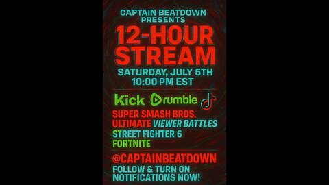 12 HOUR STREAM LADIES AND GENTLEMEN