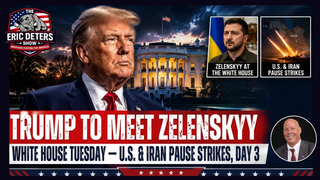 Trump To Meet Zelenskyy At White House Tuesday As U.S. And Iran Pause Strikes 3rd Day | Eric Deters
