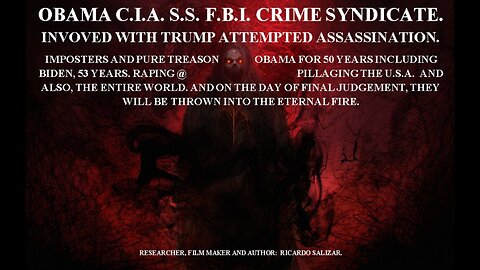 OBAMA CIA SS FBI CRIME SYNDICATE