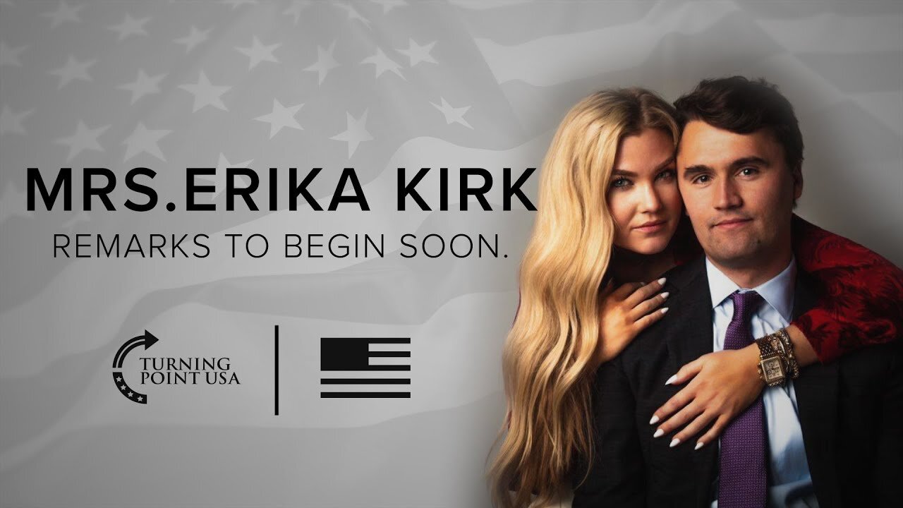 Charlie Kirk's beloved wife, Mrs. Erika Kirk addresses the Nation.