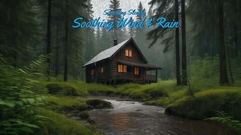 Soothing Wind & Rain | Meditation | Deep Sleep | Sounding Sleeply