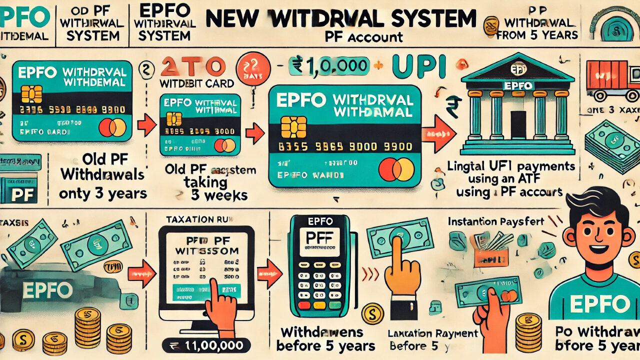 PF Withdrawal Now Made Easy! Get ₹1 Lakh Instantly via ATM & UPI | EPFO Update