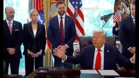 Trump Signs Executive Order to Crack Down on Flag Burning