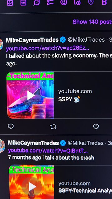 called the crash 7 months ago📢