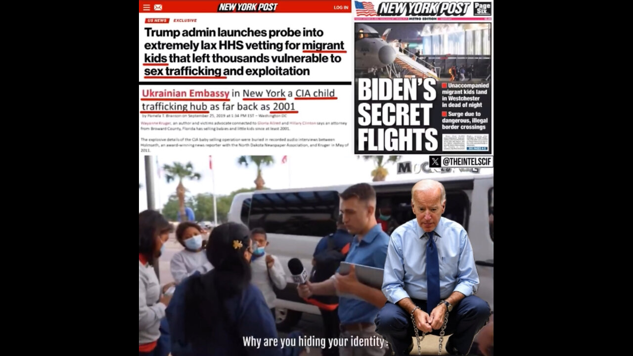 The BIDEN/HARRIS administration TRAFFICKED well over 500,000+ CHILDREN from the border