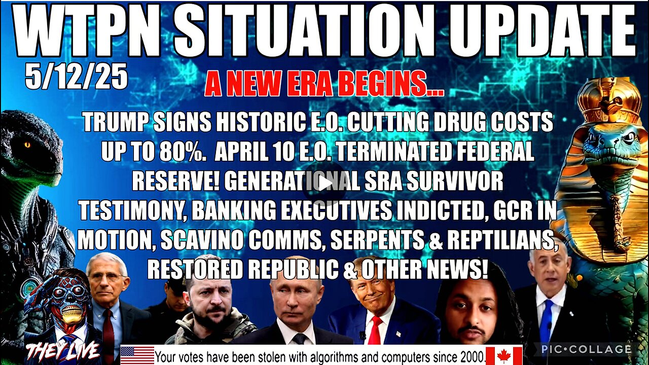 WTPN SITUATION UPDATE FEATURING RESTORED REPUBLIC 5/12/25