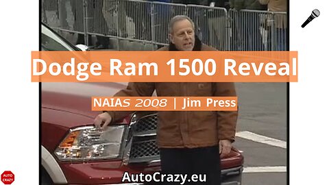 2009 Dodge Ram 1500 Reveal | NAIAS World Premiere with Jim Press