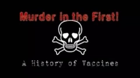 Vaccines! Investigative Journalist Sydney White, Murder In The First A History Of Vaccines!'